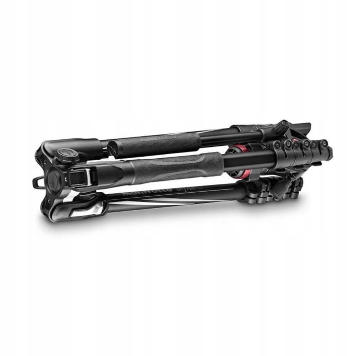 Видео статив / трипод Manfrotto Befree Advanced Live, флуидна глава Befree Live, алуминий, QPL Travel заключвания, плочка 501PL, черен, 1 бр.