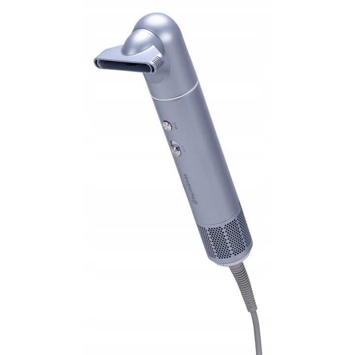 Сешоар Humanas AirTouch HD-AT05, 1000W, йонизация, сребрист, 27x4.8x4.8см