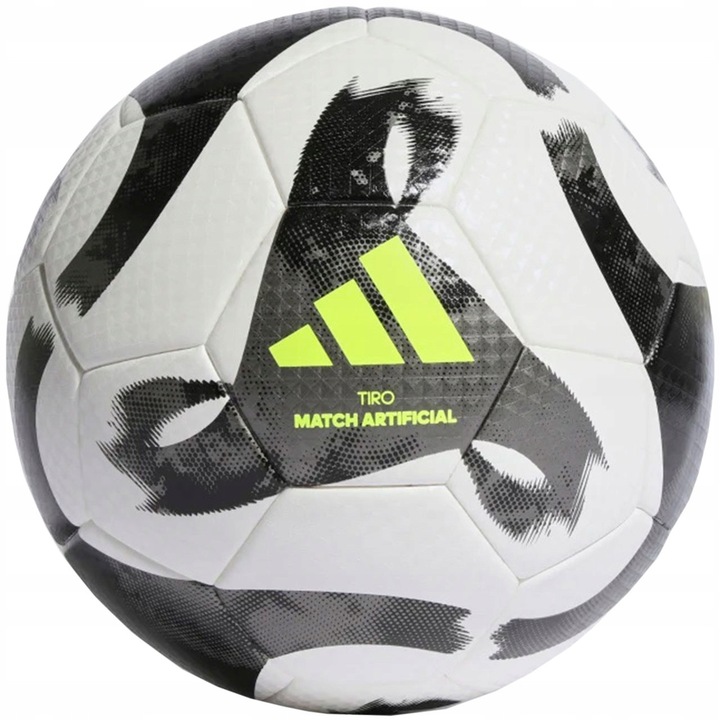 Футболна топка Adidas Tiro Match Artificial HT2423, безшевна, бутилов плондер, бяла, размер 5