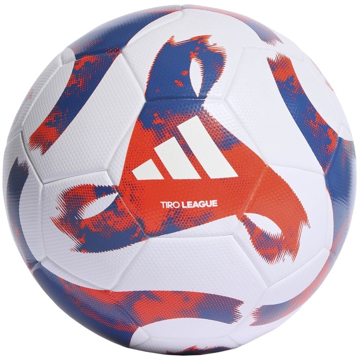 Футболна топка adidas Tiro League, безшевна, бяла, размер 5