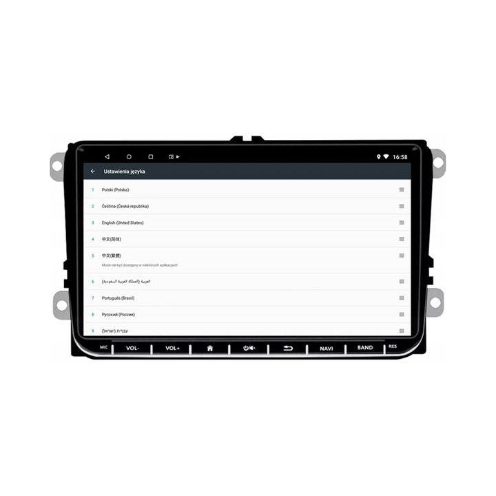ALLNOEL Android 13 9'' autórádió, vezeték nélküli CarPlay és Android Auto, WiFi, GPS, tolatókamera mellékelve, 2GB RAM/64GB ROM, 4 x 55W, Fekete, 1 db