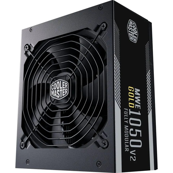Sursa PC Cooler Master MWE Gold 1050W modulara neagra 150x180x86mm