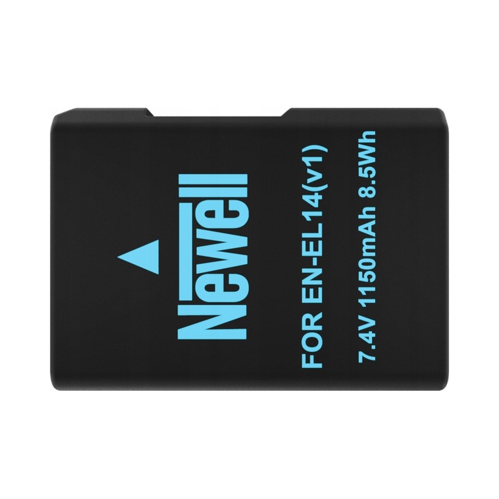 Baterie/Acumulator Newell EN-EL14, Li-ion, 1150 mAh, 7.4 V, Compatibil cu Nikon D3100/D3200/D3300/D5100/D5200/D5300/D5500, Coolpix P7000/P7100/P7700/P7800, Negru