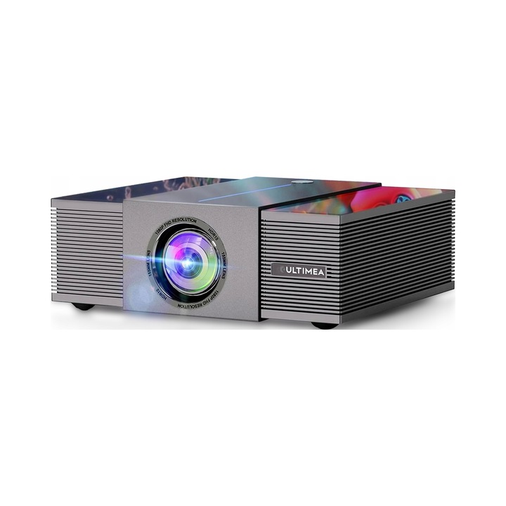 Proiector portabil Ultimea Apollo P60, 900 ANSI, nativ 1080p, decodare 4K HDR10, Bluetooth 5.3, gri, 1 buc