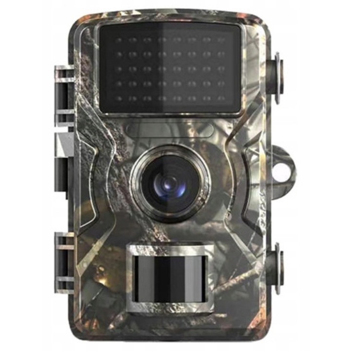 Камера за фотокапан 16MP, 1440x1080p Full HD, 34 IR LED, PIR детекция до 25 м, ъгъл 120°, 2'' екран, microSD до 32GB, IP65, камуфлаж, захранване DC 6V/8xAA, модел 31CJ-K0274-260814-4964