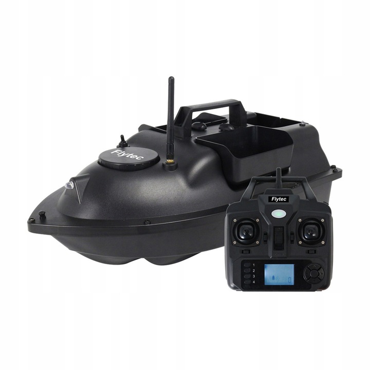 Barca naditoare Flytec V010 GPS 3 alimentatoare 2000g albastre 500m