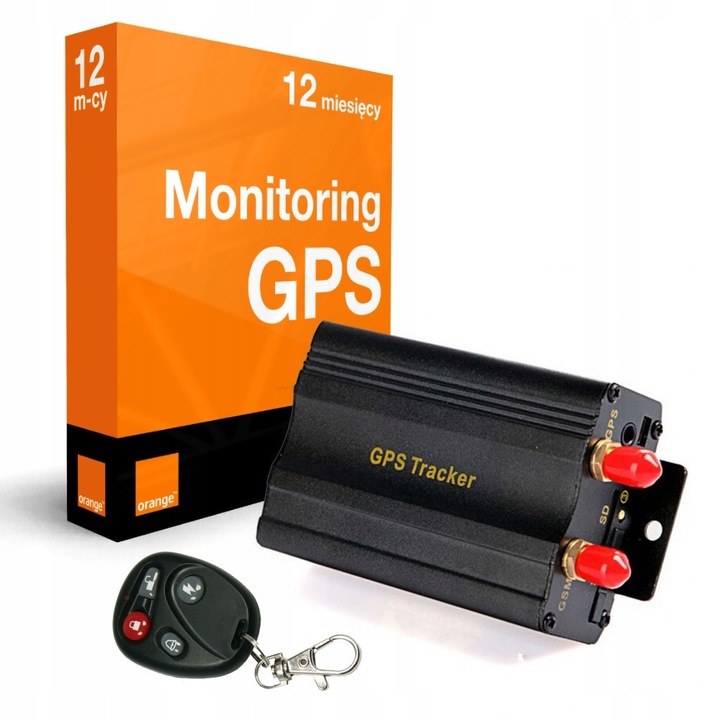 GOMEDIA TK103-2B fém GPS nyomkövető, mikrofon, fekete, 10x5.3x2.3cm