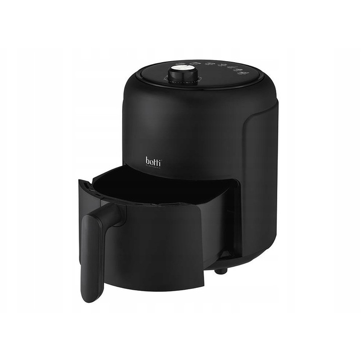 Friteuza fara ulei Botti FitFry 2,6L inox-negru 29x23x28cm
