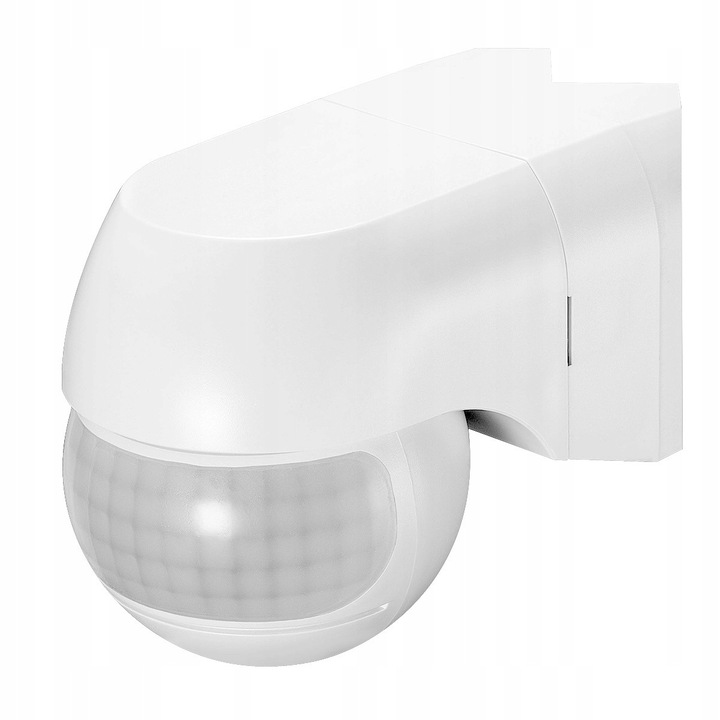 Senzor miscare Orno PIR alb reglabil IP44 81.6x91.7x66.5mm