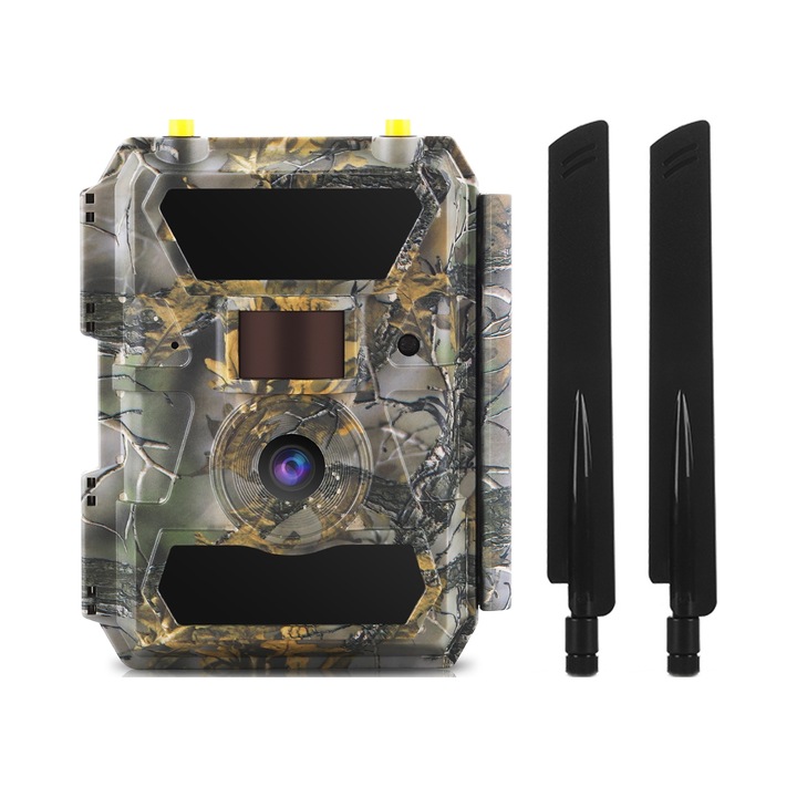 Ловна камера Tophunt 4G GPS Full HD PIR 13.1x9.8x7.7cm черна