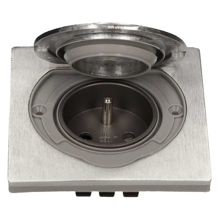 Електрически контакт Orno OR-AE-1397 инокс 86x80x57mm IP44