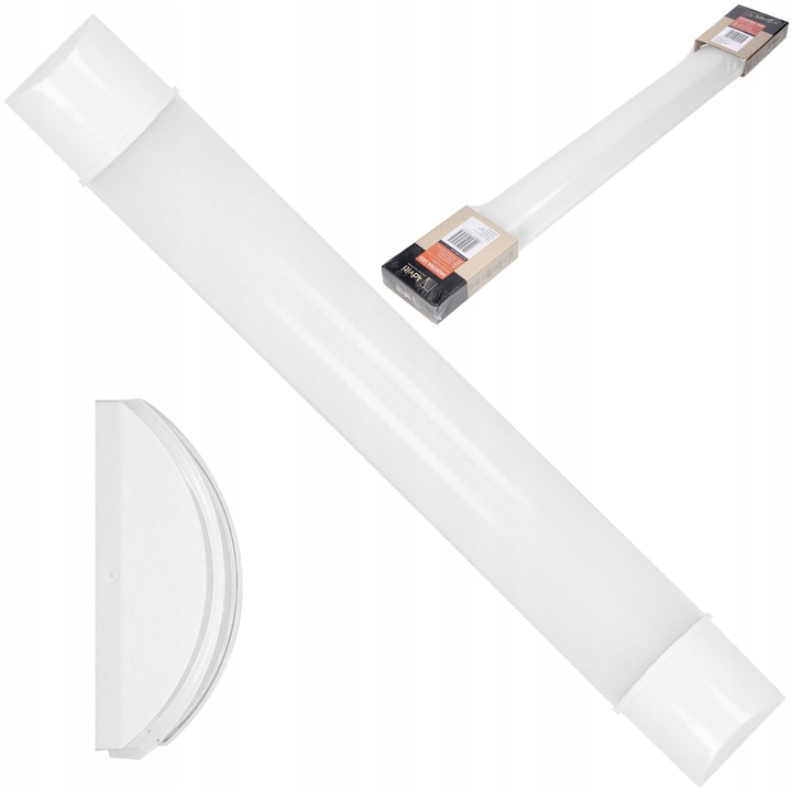 Lampa led panou liniar Adviti AD-OP-6087LZM4, 20W 1700lm, с LED SMD, 4000K, бял, 600 мм