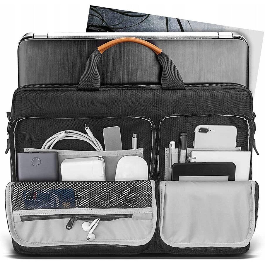 Geanta laptop Tomtoc Defender A42, negru, 16"