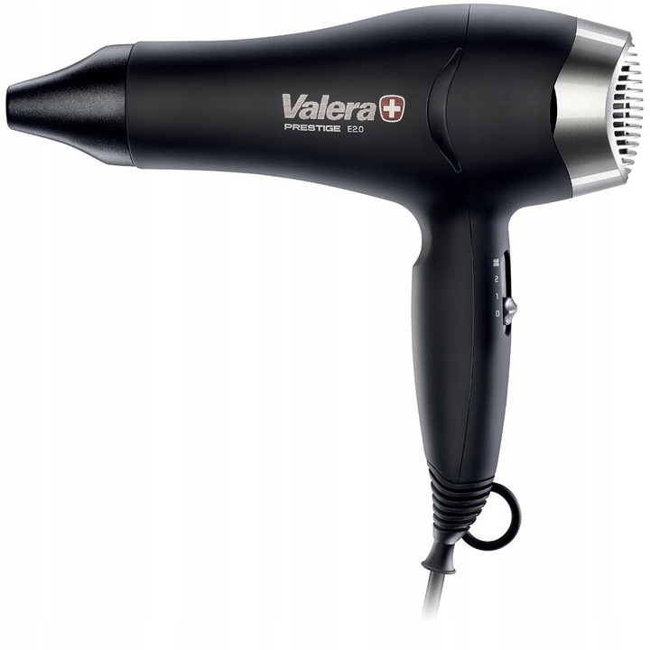 Сешоар Valera Prestige E2.0, 2000W, йонизация и защита на цвета, ултралек 360g, черен