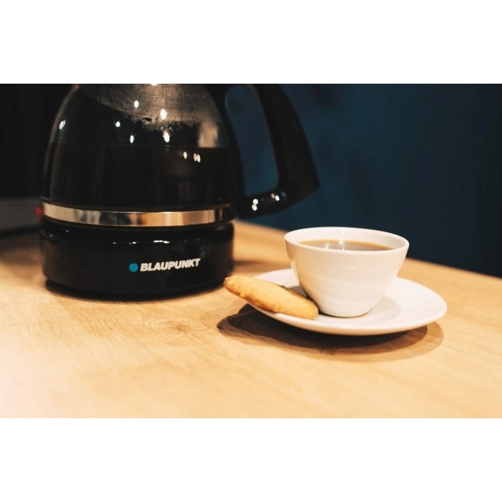 Espressor cafea Blaupunkt CMD401 800W 1.25l negru argintiu 27x15.5x31cm