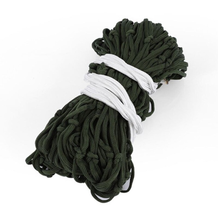 Hamac de exterior din nylon, capacitate 113 kg (250 lb), portabil, scaun suspendat rotativ, verde army