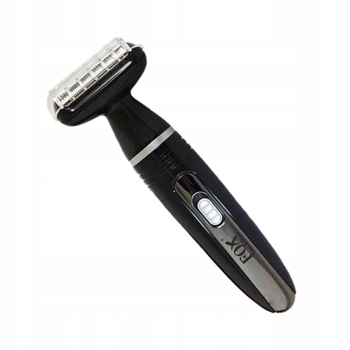 Trimmer/aparat de tuns Fox TRIMM & SHAVE multifunctional, 3 capete interschimbabile (trymer 1 mm, folie finisare, trimmer nas/urechi), pieptene reglabile 3/5/7/9/11 mm, 2 nasuri 2/4 mm, autonomie 45 min, incarcare 8h, negru, 1 buc