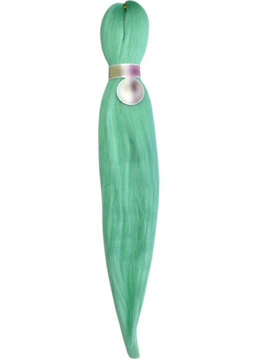 Par sintetic Bellezza Hair Kanekalon ondulat pistachiu 140cm