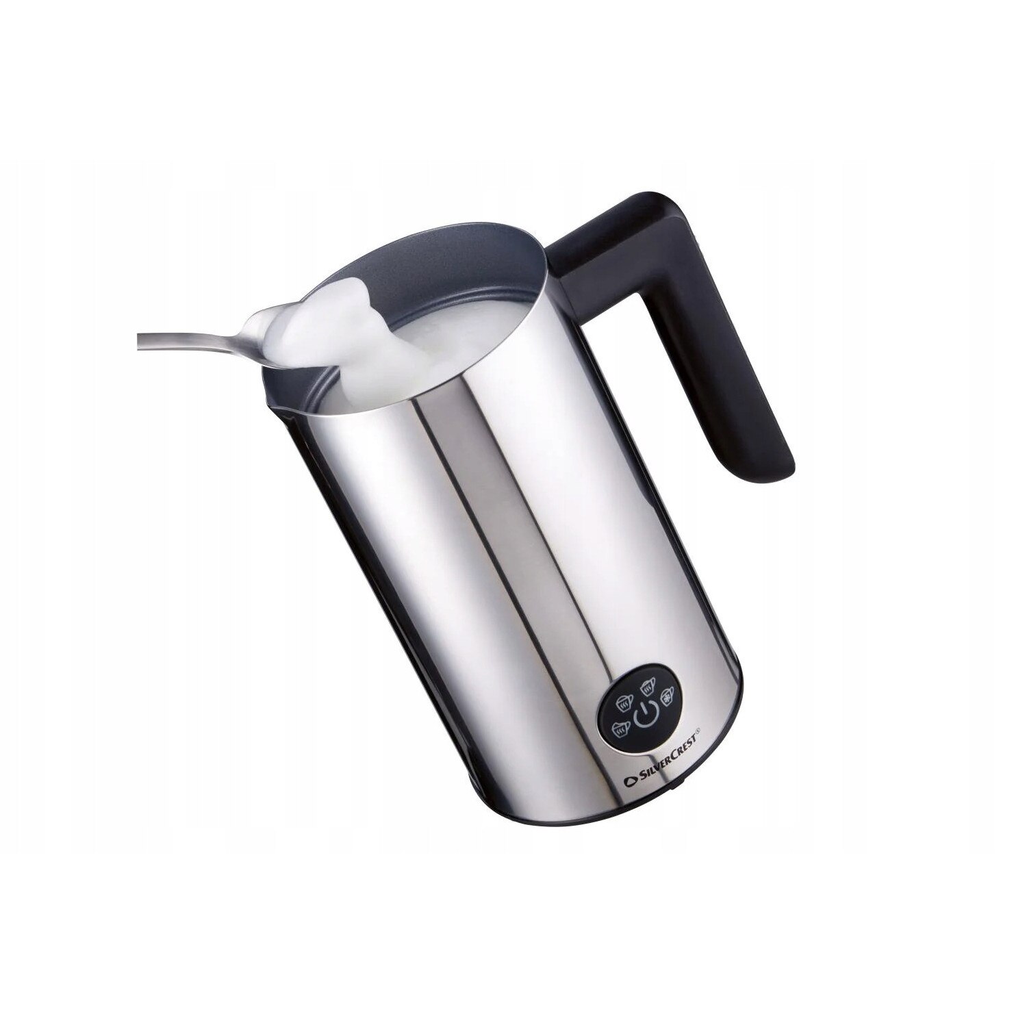 Spumator electric lapte SilverCrest 500W inox 15,3x10,8x20,9cm