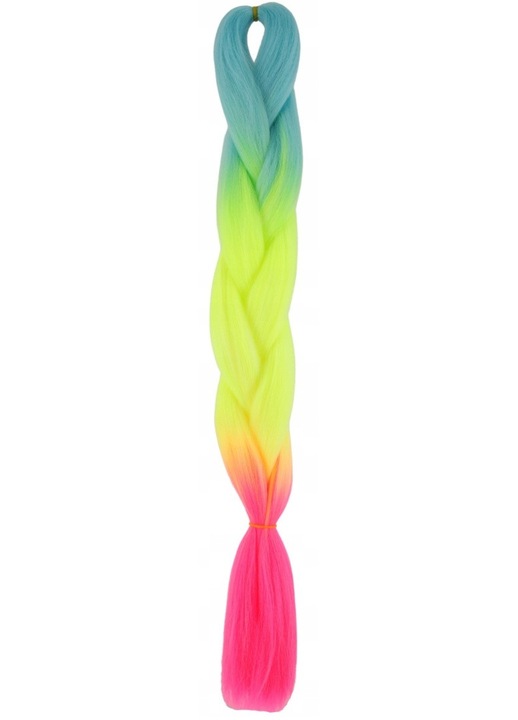 Par sintetic drept Bellezza Hair ombre 120cm mat