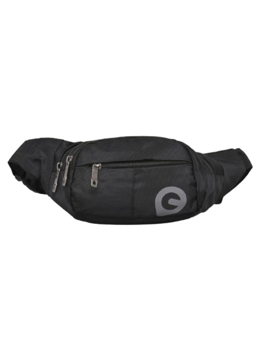 Geantă de talie 2262, 24/13/11 cm, Textil, Neagră PERFECT++LINE