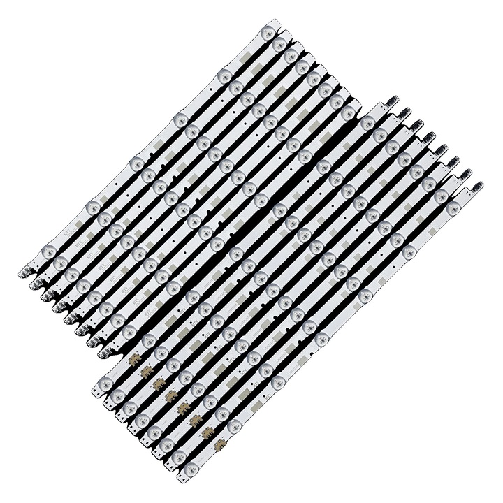 LED szalag 1024mm 13 LED 3V készlet 16 db többszínű