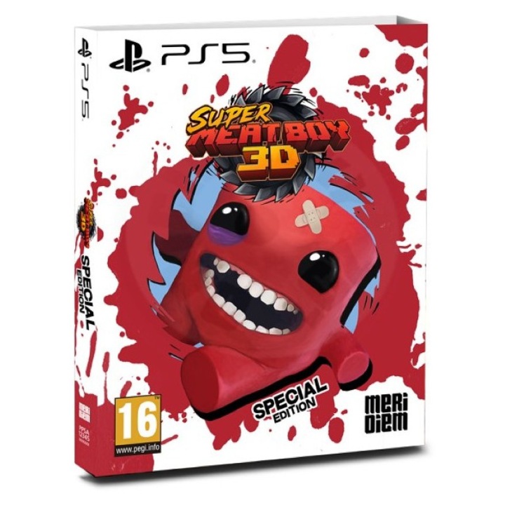 Konzol játékszoftver, Super Meat Boy 3D, PS5, Special Edition