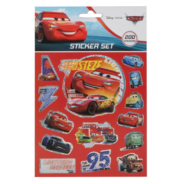 Set Autocolante Cars 200buc - 4F