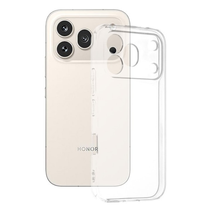 Husa Upzz® Compatibila Cu HONOR 600 PRO, Slim 2mm, Pastreaza Aspectul Original, Protectie La Camere, Transparenta