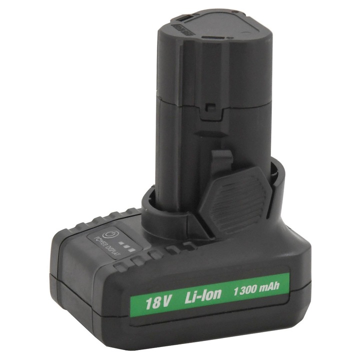C-LION 09609 akkumulátor, fúró/csavarozó géphez, Li-ion 18 V, 1300 mAh, töltési idő 3-5 óra, fekete