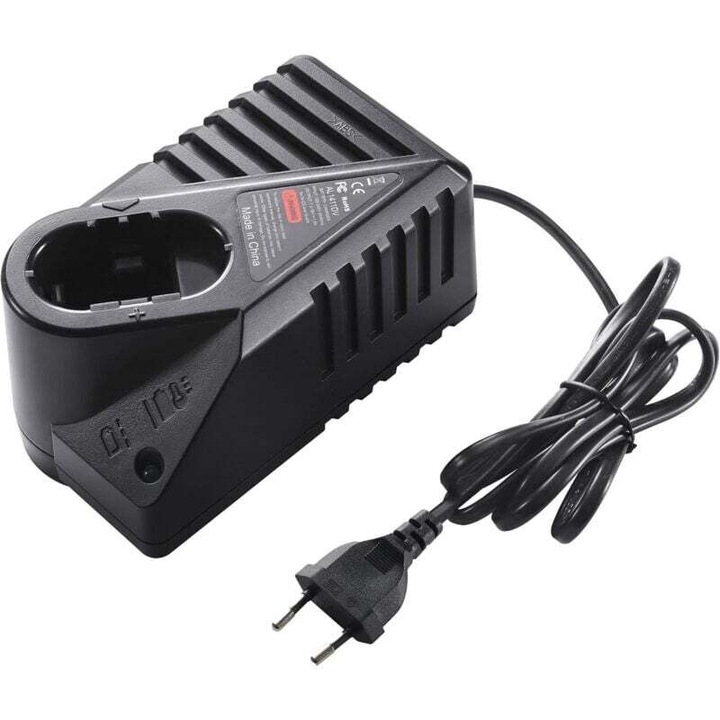Incarcator baterii AL1411DV pentru scule electrice, compatibil Ni-CD/Ni-MH, 1.5A, 7.2-12V, pentru Bosch GSR7.2/GSR9.6/GSR12/GSR14.4 si baterii BAT043/BAT038/BAT048, Negru, 1 buc