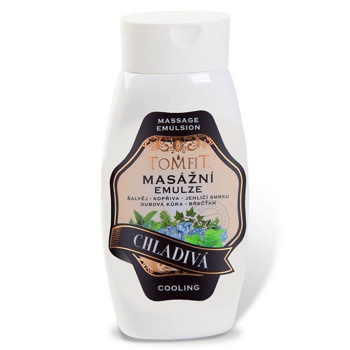 Tomfit masszázs emulzió 250ml frissítő természetes kivonatokkal