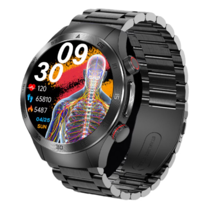 Мъжки смарт часовник BeSmart E800, Черен