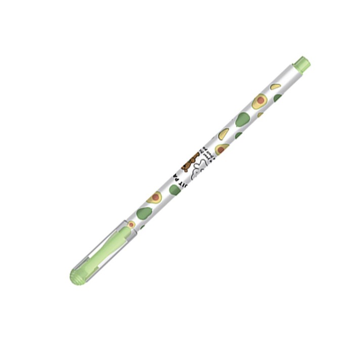 Roller gel Beifa TA625A-02AY03, 0.7 mm, verde, cerneală albastră