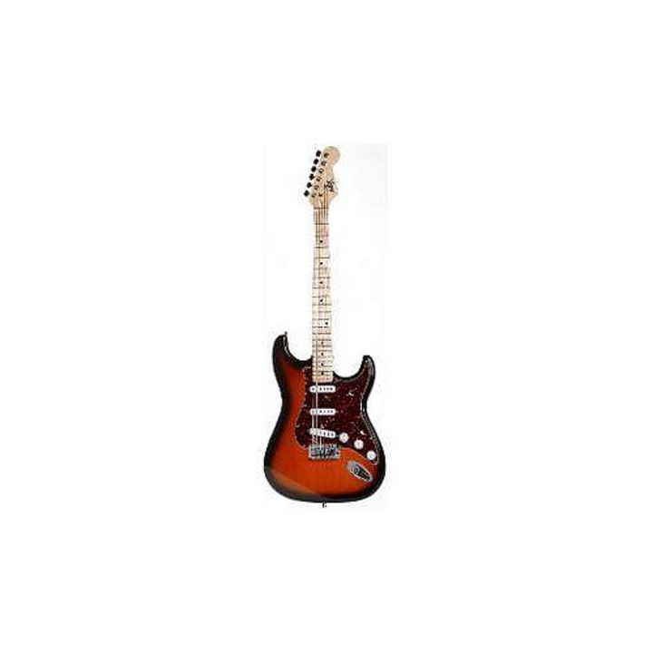 Chitara electrica ABX GUITARS ST-230, 3 single, sunburst, 22 taste, 22x45cm