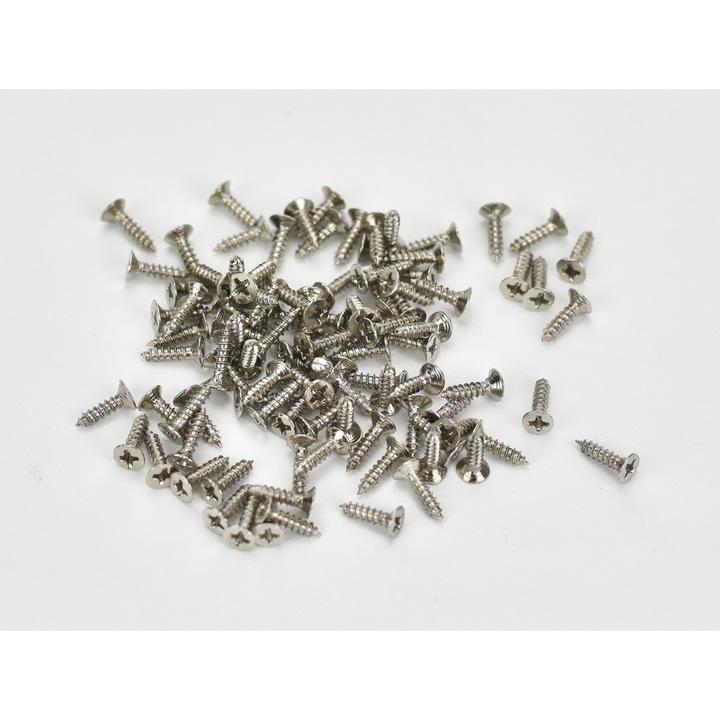 Csavar 2*8mm ezüst 100db/csomag – fadobozra, albumra és scrapbookhoz