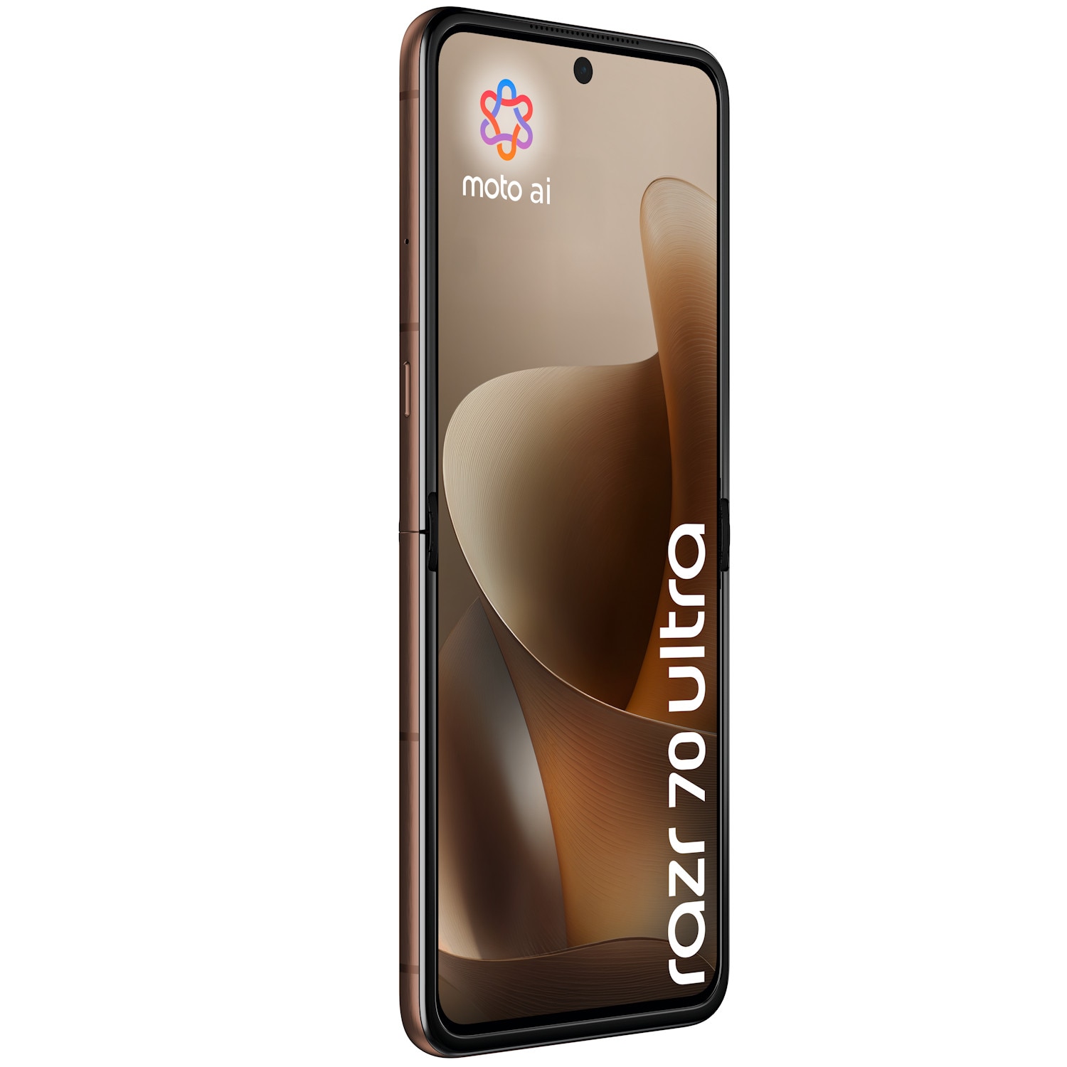 Telefon mobil Motorola razr 70 ultra, 512GB, 16GB RAM, 5G, PANTONE Cocoa
