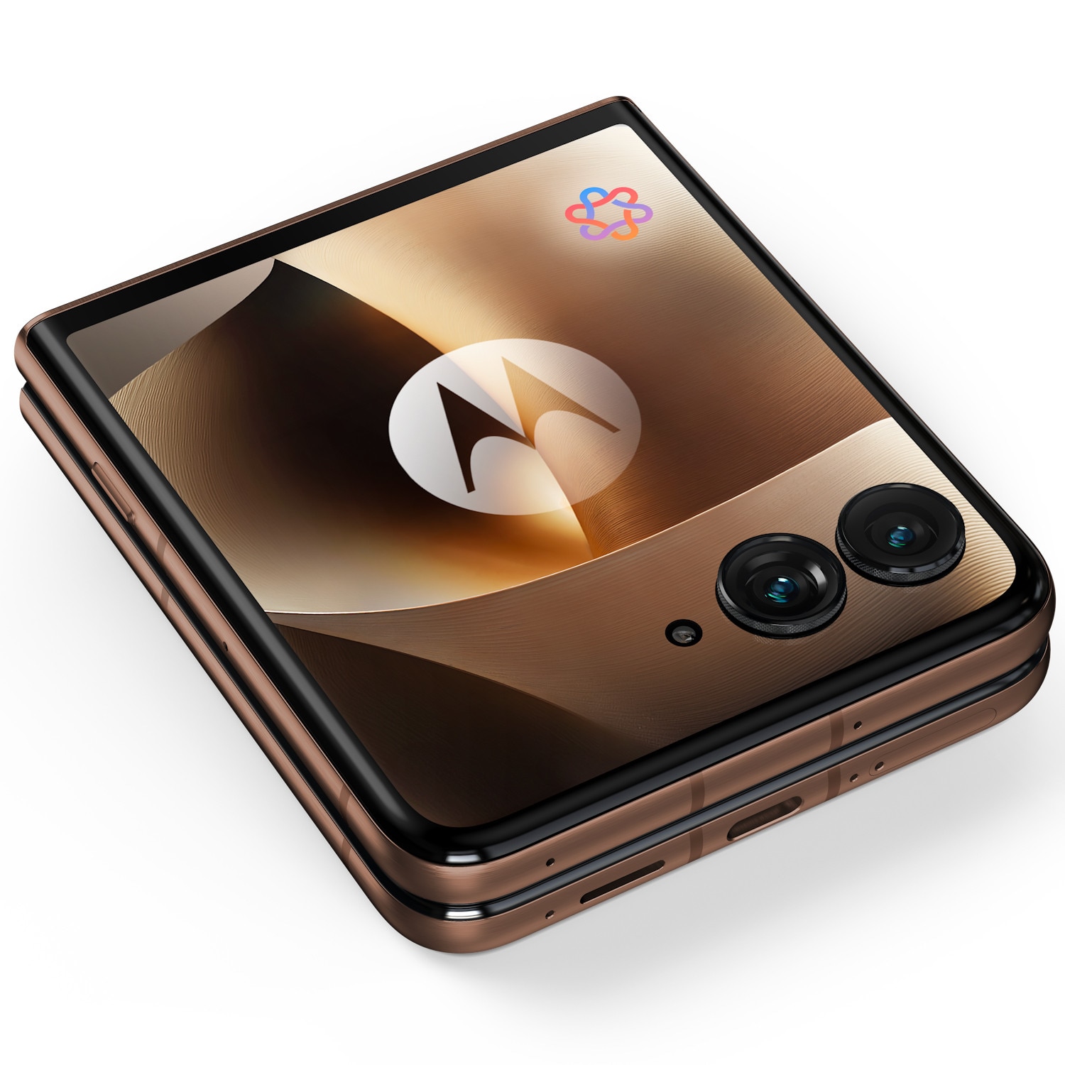 Telefon mobil Motorola razr 70 ultra, 512GB, 16GB RAM, 5G, PANTONE Cocoa