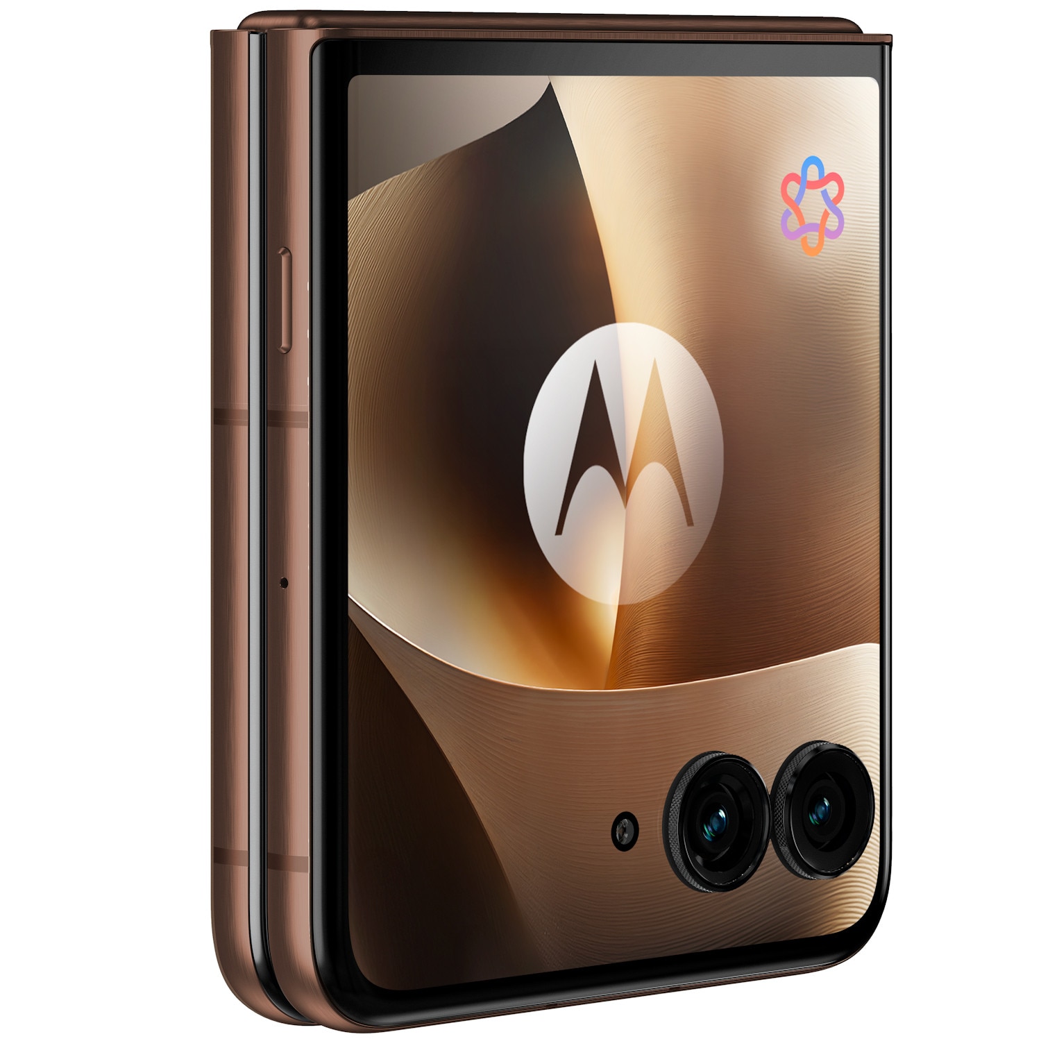 Telefon mobil Motorola razr 70 ultra, 512GB, 16GB RAM, 5G, PANTONE Cocoa