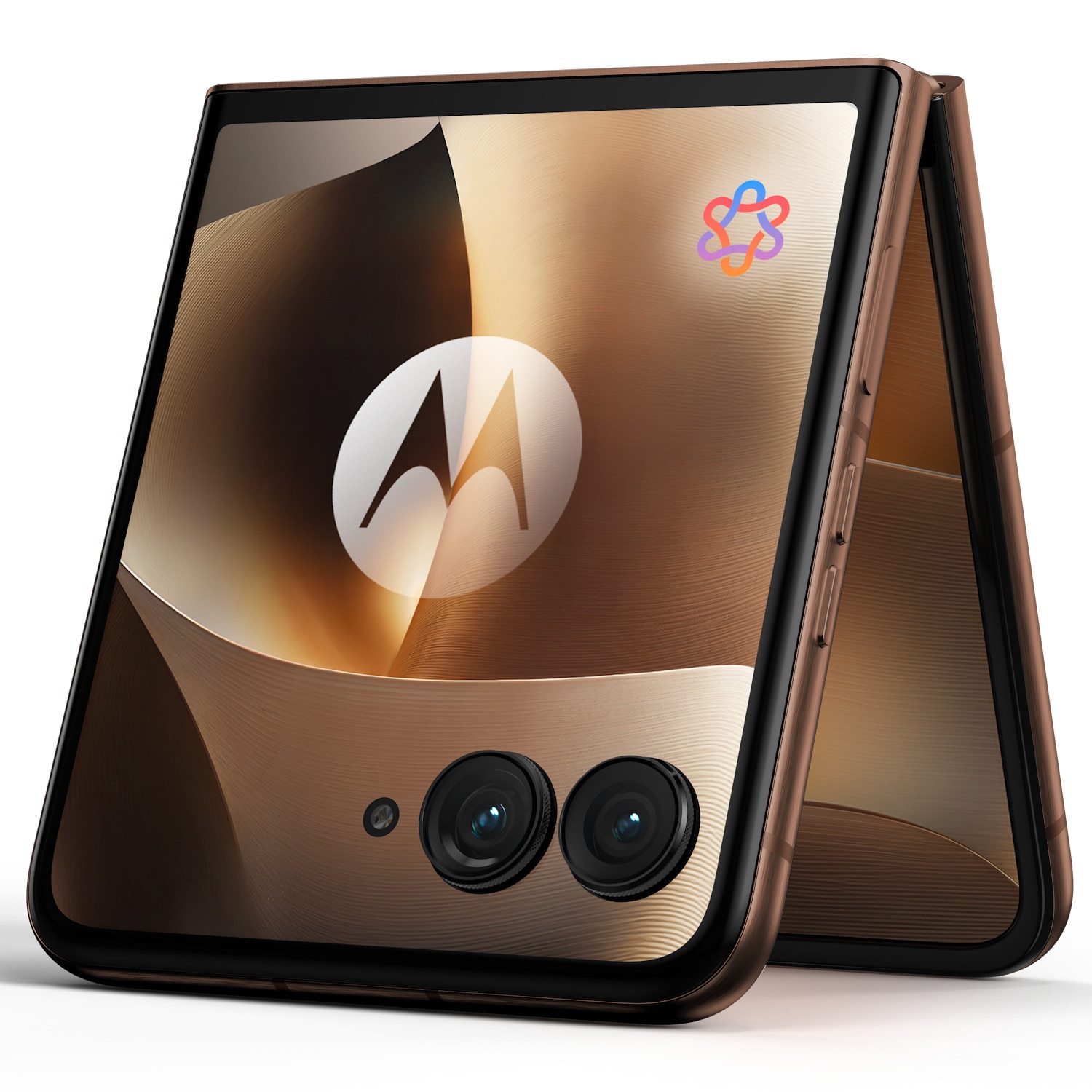 Telefon mobil Motorola razr 70 ultra, 512GB, 16GB RAM, 5G, PANTONE Cocoa