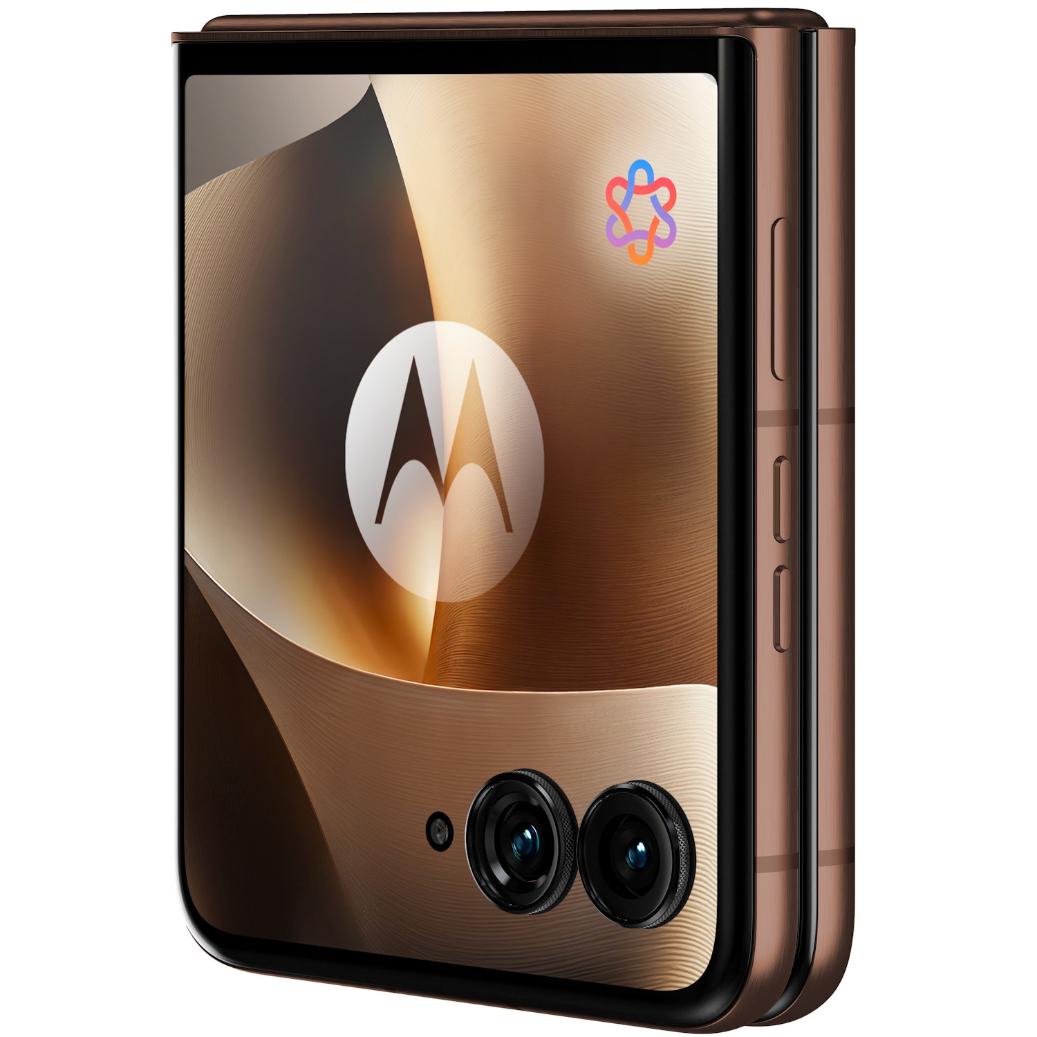 Telefon mobil Motorola razr 70 ultra, 512GB, 16GB RAM, 5G, PANTONE Cocoa