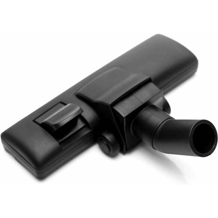 Duza combinata perie aspirator 35 mm, comutabila pentru covoare si pardoseli dure, cu articulatie pivotanta, compatibila cu Miele, Karcher, Siemens, Samsung, AEG, Philips, Dirt Devil, Panasonic, Rowenta, Privileg, Bosch, negru