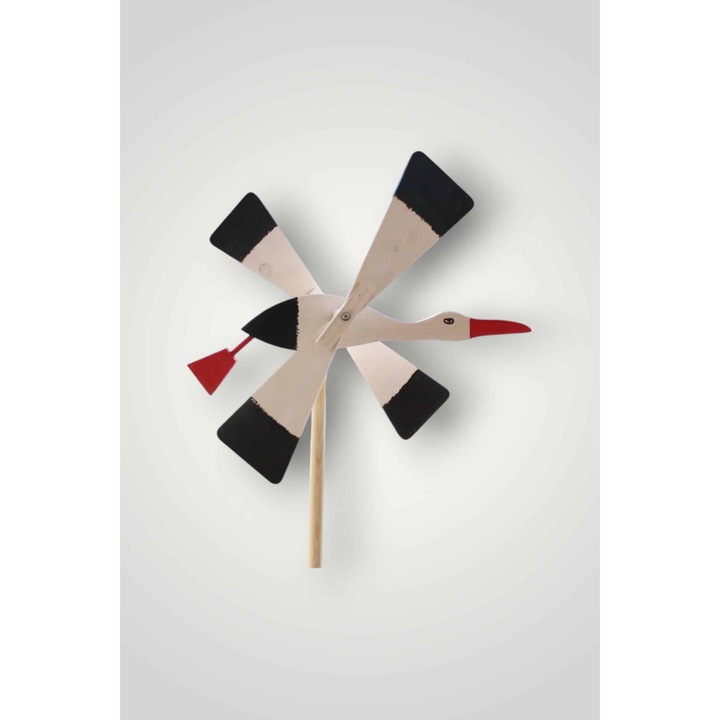 Morisca de vant din lemn, model barza 43X20X4cm Z-TOOLS / EXT9060