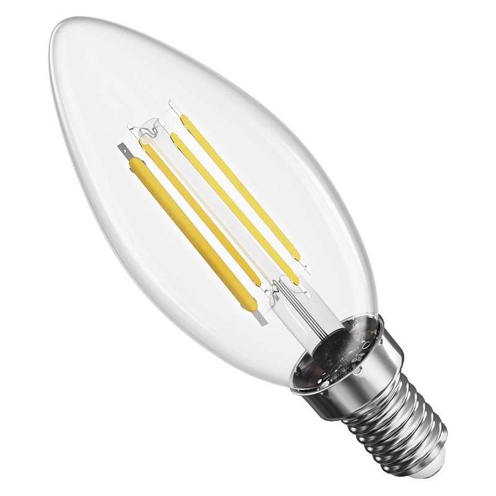Emos LED Filament Gyertya izzó, gyertya forma, 3,8W (60W-nak megfelelő), 806 lm, E14 foglalat, meleg fehér 2700K, 1 db