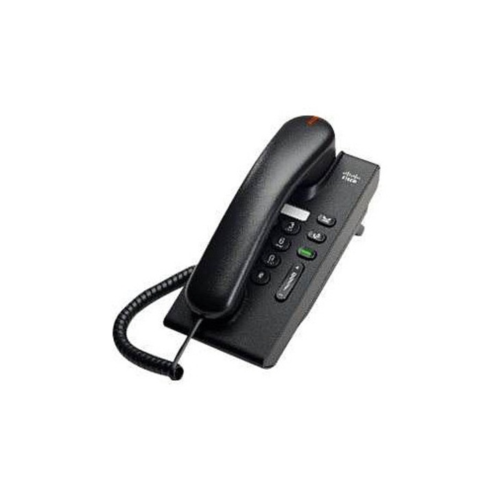 Telefon VoIP Cisco Unified IP Phone 6901 Standard, IP telefon, SCCP, kompatibilis a Cisco UC Managerrel, fekete, 1 db