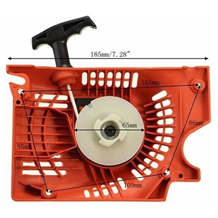 Demaror rosu pentru drujbe 45cc 52cc 58cc