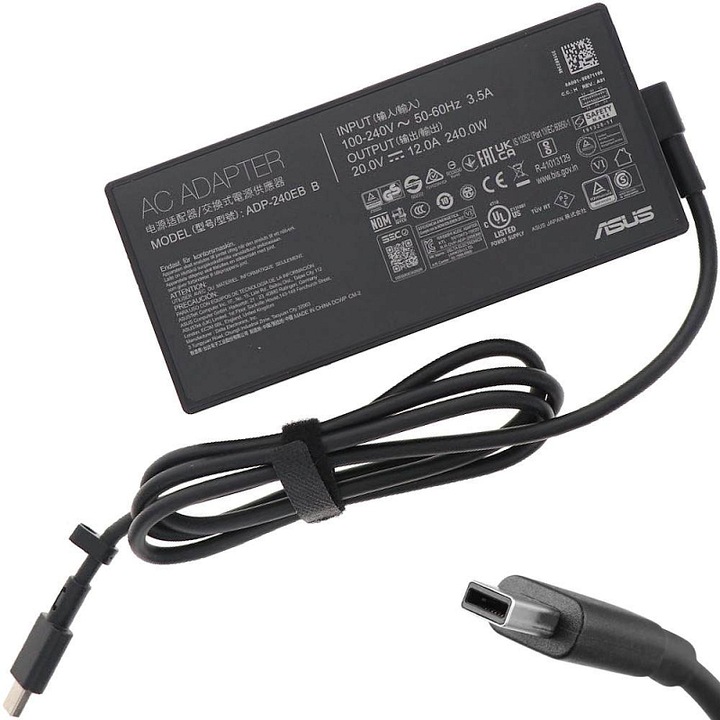 Asus laptop adapter 240W 20V rectangular
