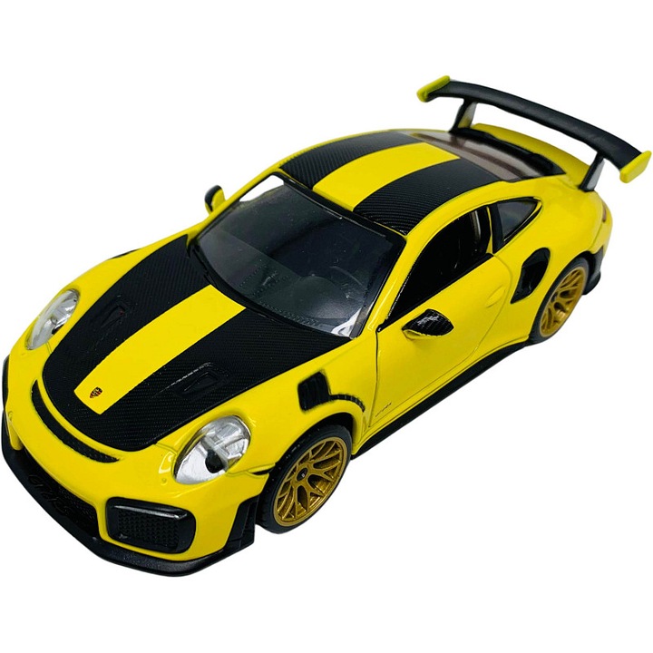 Modell fém Porsche 911 GT2 RS Sparkys 20x9x9cm, hang, fény, elemek