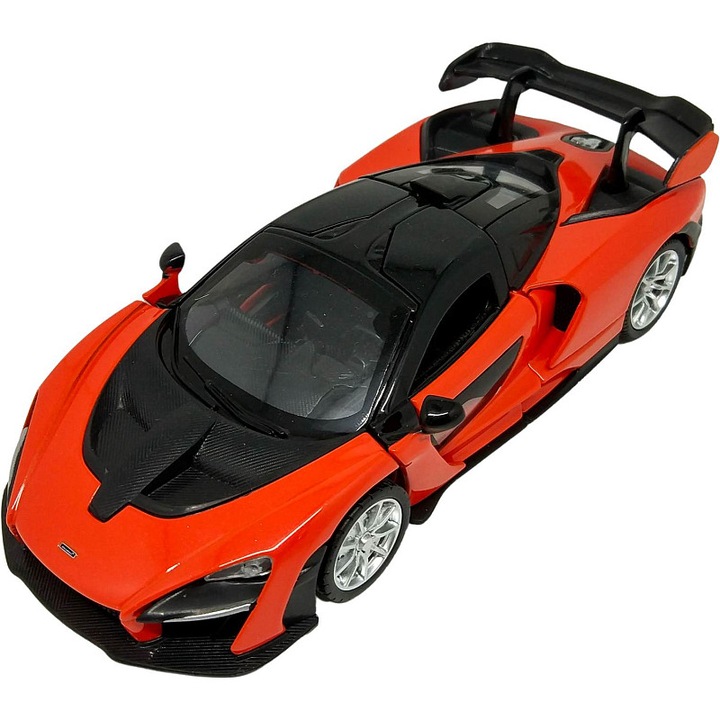 McLaren Senna Sparkys fém modell 1:32 hanggal és fénnyel 20x9x9cm