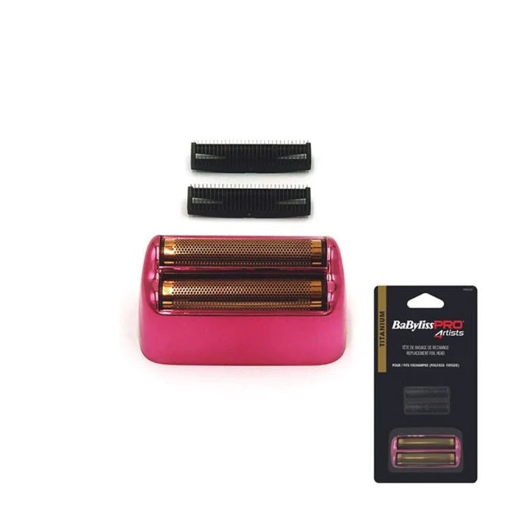 BaBylissPRO Chameleon FX02 – Set Profesional Folie Hipoalergenica + Cutit din Titan pentru Aparat de Ras